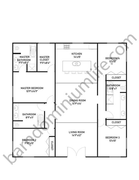 40 x 40 metal building house plans|40x40 barndominium loft plans.